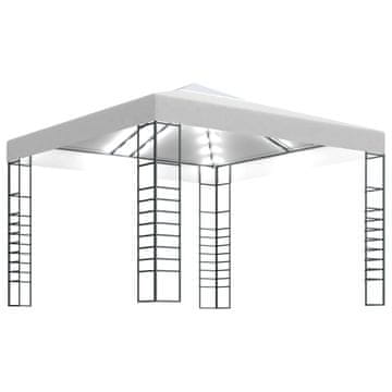 Vidaxl Vrtni šotor z LED lučkami 3x3 m