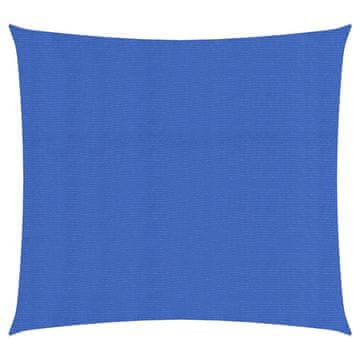 shumee Senčno jadro 160 g/m² kvadratno modro 4x4 m HDPE