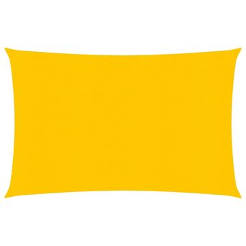 shumee Senčno jadro 160 g/m² pravokotno rumeno 3.5x5 m HDPE