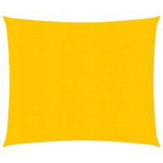 shumee Senčno jadro 160 g/m² kvadratno rumeno 5x5 m HDPE