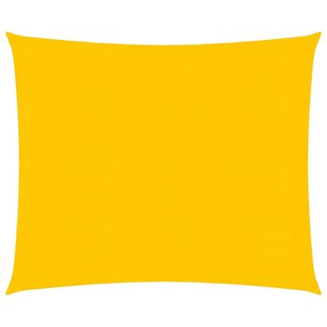 shumee Senčno jadro 160 g/m² kvadratno rumeno 5x5 m HDPE