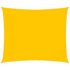 shumee Senčno jadro 160 g/m² pravokotno rumeno 2x2.5 m HDPE