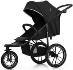 HELSI 2024 športni voziček, črn