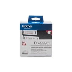 Brother - DK-22251 (zvitek papirja 62 mm x 15,24 m) - dvobarvno tiskanje pri uporabi v QL-8xx