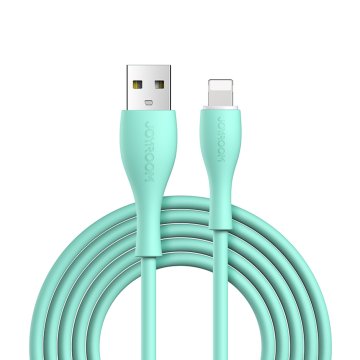 Joyroom Kabel za iPhone USB-A - Lightning 3A indikator polnjenja 2 m zelen