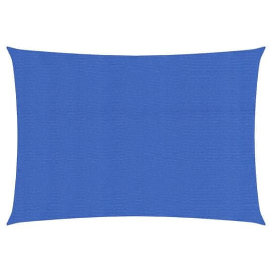 shumee Senčno jadro 160 g/m² pravokotno modro 3.5x5 m HDPE