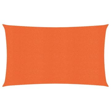 shumee Senčno jadro 160 g/m² pravokotno oranžna 3x6 m HDPE