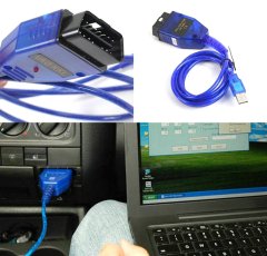 slomart KB1 kabel vag usb obd ii-4 xline