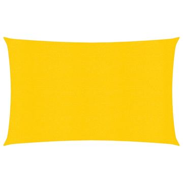 shumee Senčno jadro 160 g/m² pravokotno rumeno 5x7 m HDPE