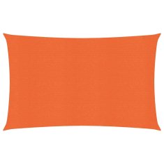 shumee Senčno jadro 160 g/m² pravokotno oranžna 3x5 m HDPE