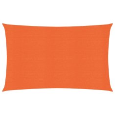 shumee Senčno jadro 160 g/m² pravokotno oranžna 5x7 m HDPE