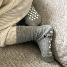 KipKep otroške nogavice Stay-on-Socks ANTISLIP 12-18m 1pár Grey