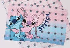 Disney Stitch in Angel DISNEY Komplet modre in roza posteljnine 135x200 cm