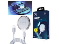 3MK 3mk HARDY Wireless Charger 2in1 15W White - Brezžični polnilec 