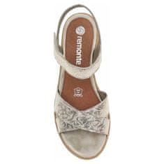 Remonte Sandali elegantni čevlji srebrna 38 EU R625291