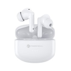 FORCELL Brezžične slušalke Forcell F-Audio TWS Clear Sound bele