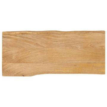 Vidaxl Mizna plošča 80x40x3,8 cm naraven rob trden mangov les