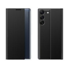 HURTEL Etui pokrowiec za Samsung S24+ z magnetyczną klapką New Sleep View Case czarny