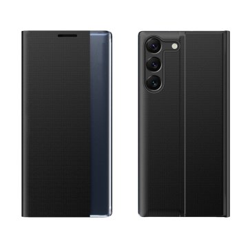 HURTEL Etui pokrowiec za Samsung S24+ z magnetyczną klapką New Sleep View Case czarny