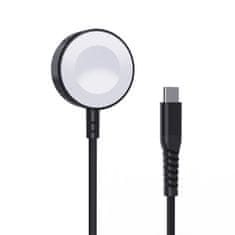 Choetech Indukcijski polnilnik 5 W za Apple Watch + kabel USB-C, črn