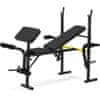Gymrex Trening bench for barbells with adjustable prayer pad, adjustable up to 100 kg