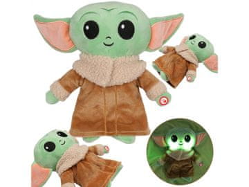 PRIMARK Star Wars Baby Yoda Svetleči plišasti igraček/maskota 29 cm