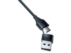 3MK 3mk Hyper Cable 3in1 Black - Kabel USB-A/USB-C do USB-C/Micro/Lightning 1.5m 