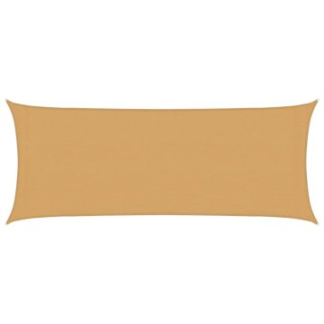 Vidaxl Senčno jadro 160 g/m² pravokotno peščeno 2x4,5 m HDPE