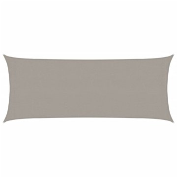 Vidaxl Senčno jadro 160 g/m² pravokotno svetlo sivo 2x4,5 m HDPE