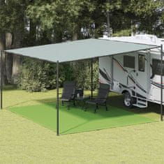 Vidaxl Preproga za šotor svetlo zelena 400x500 cm HDPE