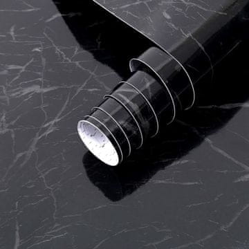 Netscroll Elegantna marmorna lepilna folija za kuhinjo in pohištvo, samolepilna folija z vzorcem marmorja, vodoodporna in trpežna lepilna folija za pulte, kopalnice in pohištvo, MarbleWallpaper