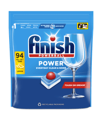 Finish Lemon Sparkle Power All in One tablete za pomivalni stroj, 94 kosov