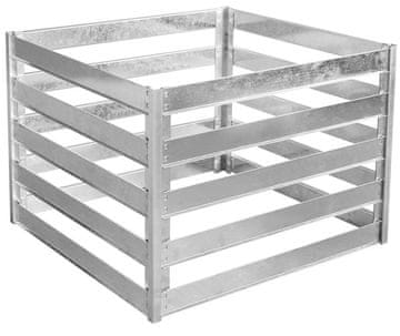 Rojaplast Pocinkani Jekleni Komposter 560L z UV Odporno Konstrukcijo