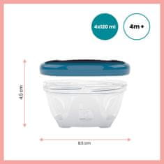 Babymoov Set posodic za shranjevanje otroške hrane, 120 ml