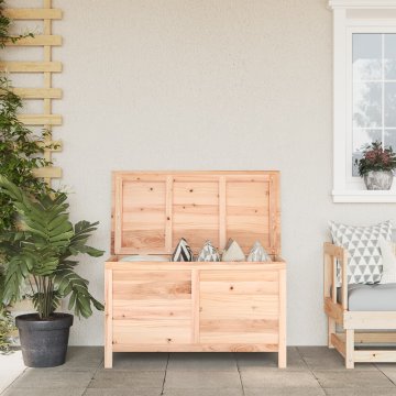 shumee Zunanja škatla za blazine 99x50x56.5 cm trden les jelke