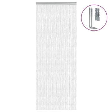 shumee Verižna mreža proti mrčesu za vrata 80x201 cm aluminij