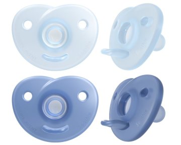 Philips Avent Dojenček Soothie 0-6m deček, 2 kosa