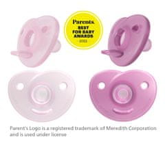 Philips Avent Dojenček Soothie 0-6m deklica, 2 kosa