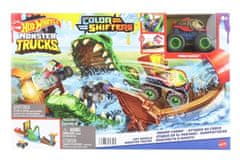 Hot Wheels Monster Trucks menjalniki barv besni krokodil HGV14