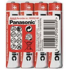 Panasonic R03 4S AAA Rdeča barva zn