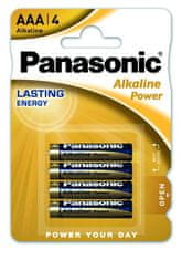 Panasonic Alkaline Power baterije - AAA, 4 kosi