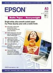 Epson papir A3 - 167 g/m2 - 50 listov - mat, težka gramatura