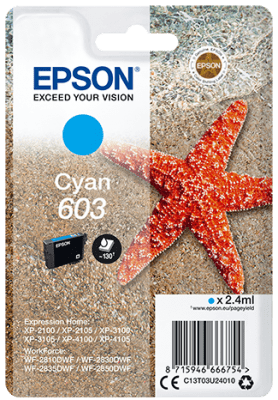Epson kartuša T03U2 cian (zvezdasta)