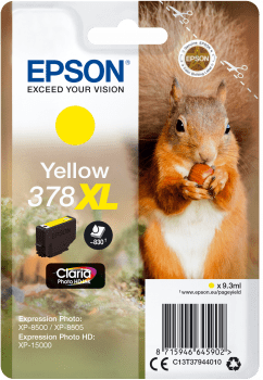 Epson kartuša T3794 rumena (veverica)