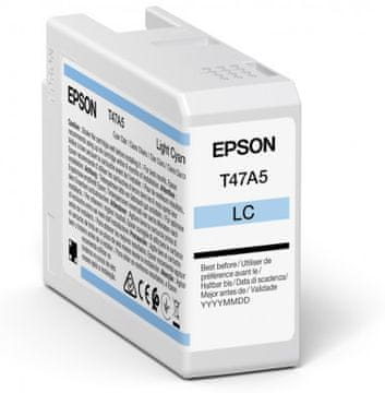 Epson kartuša T47A5 Light Cyan (50 ml)