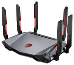 MSI Gaming Router RadiX AXE6600 WiFi 6E Tri-Band (2,4 GHz, 5 GHz, 6 GHz)/ RGB