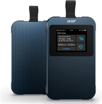 Acer Connect Enduro M3+ z 20 GB mednarodnih podatkov SIMO, mobilni usmerjevalnik WiFi z dvojno povezljivostjo 5G&amp;LTE