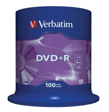 Verbatim DVD+R AZO 4,7GB, 16x, vreteno 100 kosov