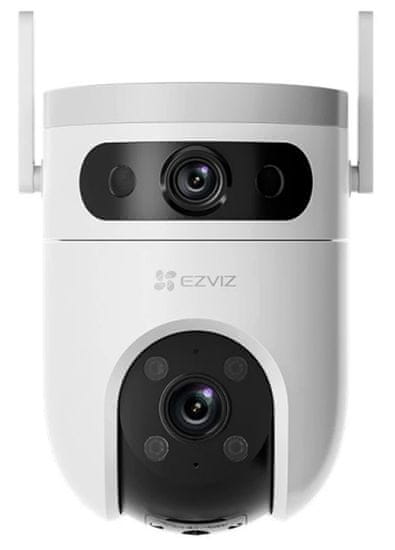 EZVIZ IP kamera H9c 3MP/ dvojna/ PTZ/ Wi-Fi/ 3Mpix/ zaščita IP65/ 2,8 mm/6 mm/ H.265/ IR osvetlitev do 30 m/ bela