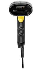 Nedis BSCN2D100BK - Čitalnik črtne kode| CMOS | Žični | 1D Linear / 2D/QR | USB Power | USB 2.0